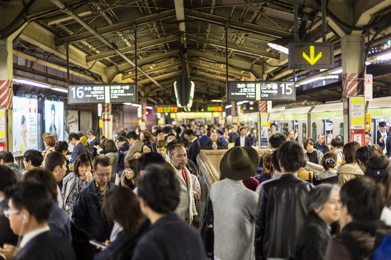 Rush Hour on Tokyo Metro